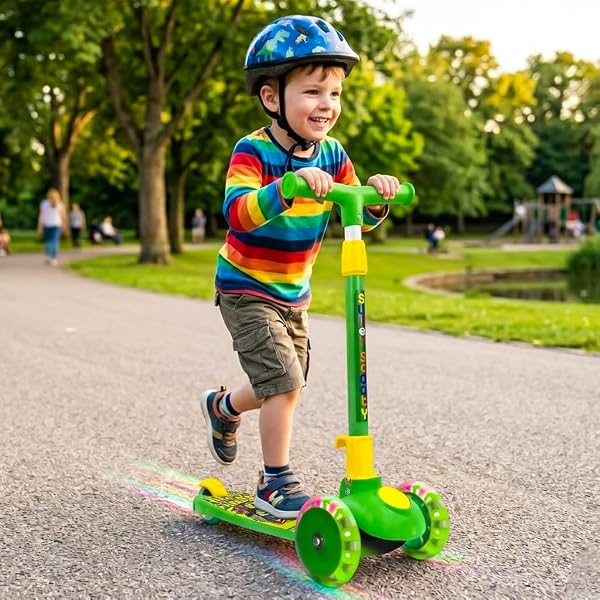 Buy KIDSZOO Foldable Kids Scooter for 3+ Years Boys & Girls with